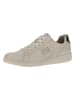 Marco Tozzi Leder-Sneakers in Silber/ Beige