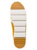 Marco Tozzi Leder-Sneakers in Ocker
