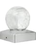 Profigarden Solarna lampa LED w kolorze ciepłej bieli na płot - 10,5 x 12,5 x 10,5 cm