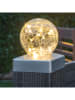 Garden Hero LED-Solar-Zaunleuchte in Warmweiß - (B)10,5 x (H)12,5 x (T)10,5 cm