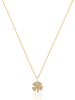 L instant d Or Gouden hanger "Tréfle"