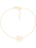 L instant d Or Gouden armband "Fleur dorée" met sierelement