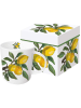 ppd Mok "Lemon Musee" wit/geel - 350 ml
