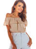 Awama Bluse in Beige