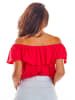 Awama Bluse in Fuchsia