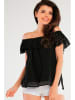 Awama Bluse in Schwarz