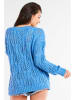 Awama Sweter w kolorze niebieskim