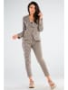 Awama Broek beige/bruin