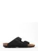 BAYTON Leren slippers "Atlas" zwart