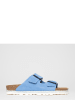 BAYTON Leren slippers "Benalla" lichtblauw