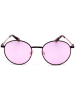 Moschino Damskie okulary przeciwsłoneczne w kolorze czarno-jasnoróżowym