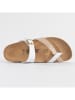 Sunbay Teenslippers "Tulipe" goudkleurig/wit