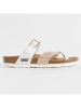 Sunbay Zehentrenner "Tulipe" in Gold/ Weiß