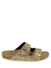 Sunbay Slippers "Trefle" goudkleurig