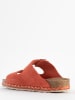 Sunbay Leder-Pantoletten "Trefle" in Rot