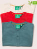 Little Green Radicals 3 delige set: Shirts wit/rood/blauw