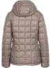 Peak Mountain Kurtka pikowana w kolorze szarobrązowym