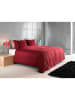 Zo!Home Mako-satijnen beddengoedset rood
