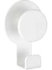 Wenko 2-delige set: wandhaken "Blandas" wit - (B)5 x (H)7,5 x (D)2,5 cm