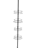 Wenko Telescopisch stang-hoekrek "Dolcedo" zwart - (B)31 x (D)23 cm
