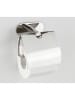 Wenko Edelstahl-Toilettenpapierhalter - (B)14 x (H)12,5 x (T)7 cm