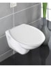 Wenko Easyclose-toiletbril "Gubbio" wit