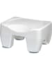 Wenko Stołek "Secura" w kolorze białym do wanny - 40 x 21 x 31 cm