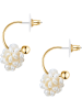 Perldesse Pozłacane kolczyki-wkrętki z perłami