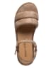 Marc O'Polo Shoes Leren sandalen "Sabrina 1B" beige