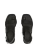 TOMS Leren sandalen zwart