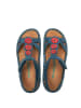 Comfortfusse Leder-Sandalen in Blau