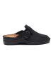 Comfortfusse Leren clogs zwart