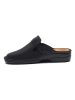 Comfortfusse Leder-Clogs in Schwarz