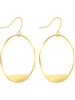 LA CHIQUITA Vergulde oorhangers