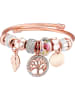 LA CHIQUITA Rosévergulde armband met sierelementen