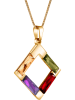 LA CHIQUITA Vergulde ketting met hanger - (L)42 cm