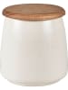 Bitz Vorratsdose in Creme/ Eiche - (H)12,5 cm