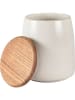 Bitz Vorratsdose in Creme/ Eiche - (H)17 cm