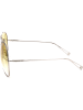 Max Mara Damen-Sonnenbrille in Silber/ Gelb