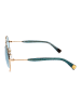 Furla Damen-Sonnenbrille in Gold/ Hellblau