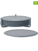 Zone Denmark 7tlg. Untersetzer-Set "Singles" in Grau