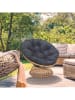 Garden Spirit Outdoor-Sessel "Cancun" in Schwarz - (B)96 x (H)77 x (T)86 cm