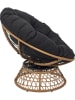 Garden Spirit Outdoor-Sessel "Cancun" in Schwarz - (B)96 x (H)77 x (T)86 cm