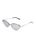 adidas Damen-Sonnenbrille in Silber/ Hellblau