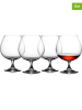Lyngby Glas Kieliszki (4 szt.) "Juvel" do koniaku - 690 ml