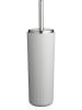 SÖDAHL Toiletborstelgarnituur "Plissé" lichtgrijs - (H)29,5 x Ø 11 cm