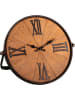 Anticline Wanduhr in Natur - Ø 26 cm
