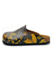 Calceo Clogs zwart/geel