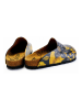 Calceo Clogs zwart/geel