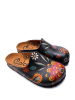 Calceo Clogs in Schwarz/ Bunt
